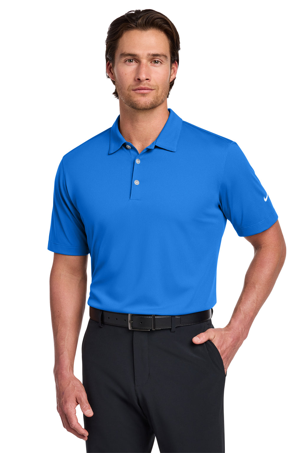 637167  Nike Dri-FIT Vertical Mesh Polo