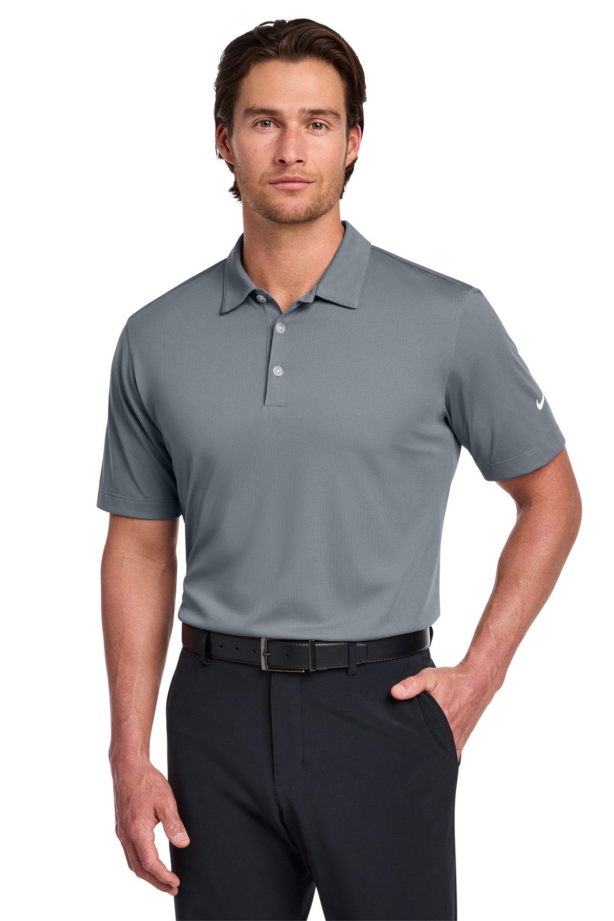 637167  Nike Dri-FIT Vertical Mesh Polo