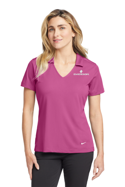 637165 Nike Women's Dri-FIT Vertical Mesh Polo